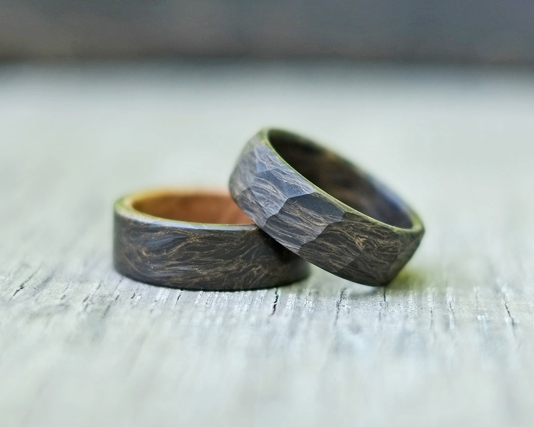 Forged Carbon Fiber Rings | Handcrafted Wedding Bands | Canada – Origin ...
