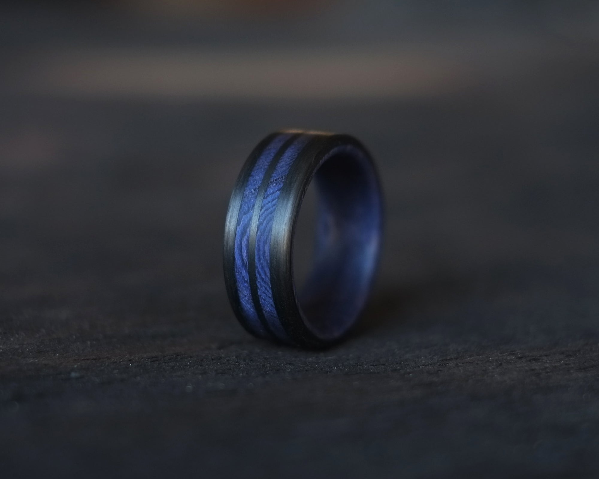 Amethyst Purple Maple Ring