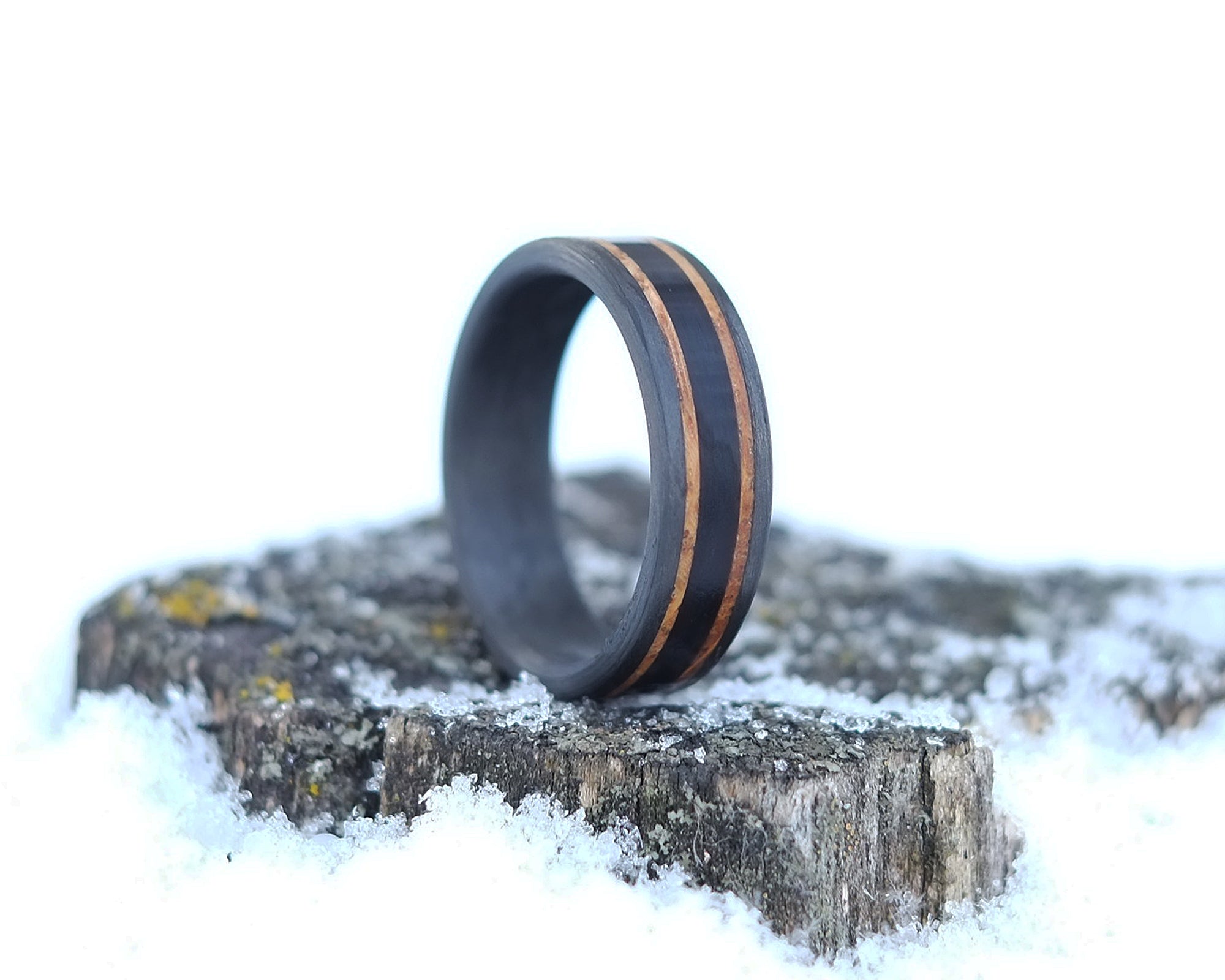 Ranger Rings Ranger Ring | Bison Horn Whiskey Barrel Oak and Carbon Fiber | Canada ...
